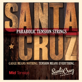 분당악기기타공작실 산타크루즈 기타줄 Santa Cruz - Parabolic String 통기타 스트링 (Mid Tension)