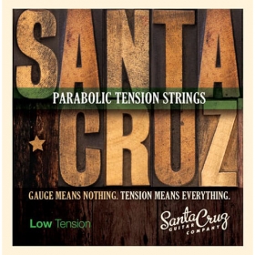 분당악기기타공작실 산타크루즈 기타줄 Santa Cruz - Parabolic String 통기타 스트링 (Low Tension)